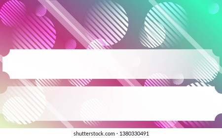 Abstract Background with Lines, Circle. For Your Design Wallpaper, Presentation, Banner, Flyer, Cover Page, Landing Page. Vector Illustration with Color Gradient