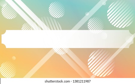 Abstract Background with Lines, Circle. For Your Design Wallpaper, Presentation, Banner, Flyer, Cover Page, Landing Page. Vector Illustration with Color Gradient