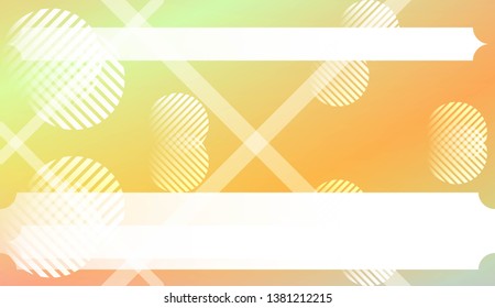 Abstract Background with Lines, Circle. For Your Design Wallpaper, Presentation, Banner, Flyer, Cover Page, Landing Page. Vector Illustration with Color Gradient