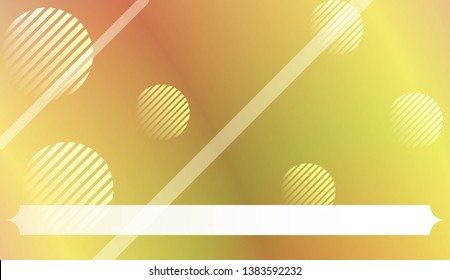 Abstract Background with Lines, Circle. For Your Design Wallpaper, Presentation, Banner, Flyer, Cover Page, Landing Page. Vector Illustration with Color Gradient