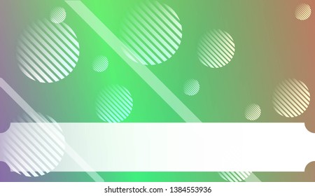 Abstract Background with Lines, Circle. For Your Design Wallpaper, Presentation, Banner, Flyer, Cover Page, Landing Page. Vector Illustration with Color Gradient