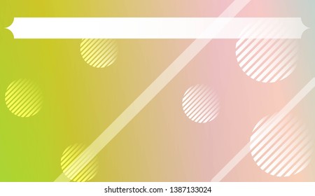 Abstract Background with Lines, Circle. For Your Design Wallpaper, Presentation, Banner, Flyer, Cover Page, Landing Page. Vector Illustration with Color Gradient