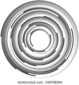 Abstract background with lines. Circles with place for your text  on a white background.