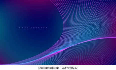 Abstract background with lines and color gradients. Great for modern digital projects, presentations, web design, and social media graphics.