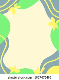 Abstrakter Hintergrund mit Linien und Farben. Gelbgrün und Grau