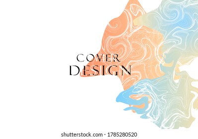 abstrakter Hintergrund mit Linien.  Abdeckungsdesign. Vektorgrafik 