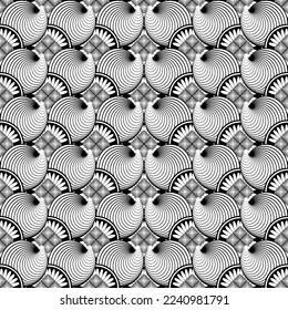 Abstract background of lines forming something can be used for art work