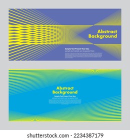 Abstract background lines geometric vector design, stripes perspective radius, horizontal banner website business cards cover page annual report layout templates, minimalist, symbol sign