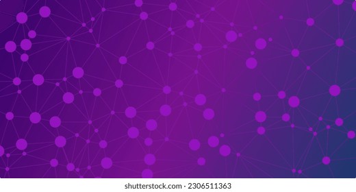 abstract background with lines and molecular