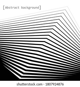 Abstract background with lines. Monochrome stripes pattern.