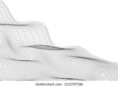 abstract background with lines on white