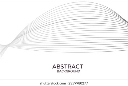 abstract background with lines on white background