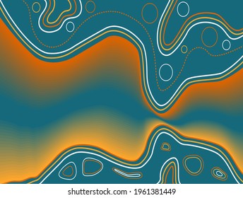 fondo abstracto con líneas adorno