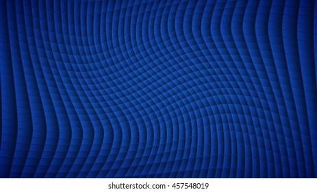Abstract background of lines and rectangles in blue colors