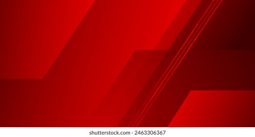 Abstract background with lines Red color shape design for template, poster, flyer design. Vector illustration	