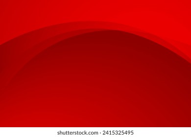 Abstract background with lines Red curve overlaps. Vector illustration	