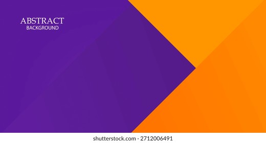 plano de fundo abstrato com linhas e sombra. roxo e laranja design moderno. cartaz brilhante, banner e cartão de visita. eps10 vetor
