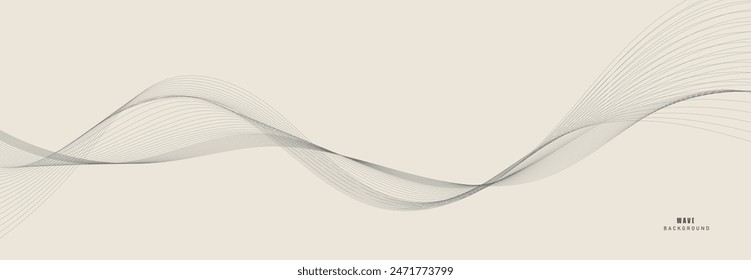 Abstrakter Hintergrund mit Linien und Rauchwellen