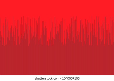 Abstract background with lines. Sound wave 