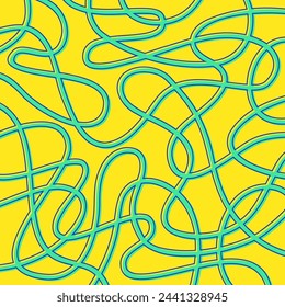 abstract background of lines, tangled smooth shapes and silhouettes, vector bright image