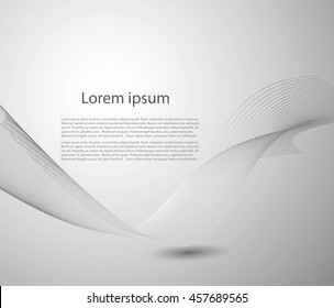 Abstract background with lines and text