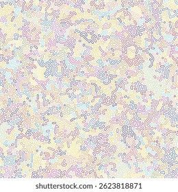 LINHAS DE FUNDO ABSTRATAS PADRÃO DE TURING REAÇÃO ÁSPERA DIFUSÃO ARCO-ÍRIS VETOR COLORIDO BOM PARA PAPEL DE PAREDE, CAPA, PÔSTER 