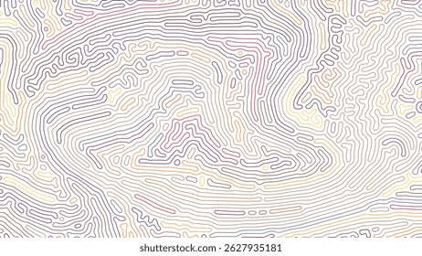 LINHAS DE FUNDO ABSTRATAS PADRÃO DE TURING REAÇÃO ÁSPERA DIFUSÃO ARCO-ÍRIS VETOR COLORIDO BOM PARA PAPEL DE PAREDE, CAPA, PÔSTER 