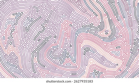 LINHAS DE FUNDO ABSTRATAS PADRÃO DE TURING REAÇÃO ÁSPERA DIFUSÃO ARCO-ÍRIS VETOR COLORIDO BOM PARA PAPEL DE PAREDE, CAPA, PÔSTER 