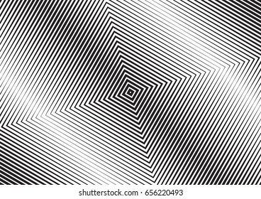 Abstract background with lines of variable thickness. Monochrome line pattern.  Vector modern pop art texture for poster, banner, sites, business cards, cover, postcard, design, labels, stickers.