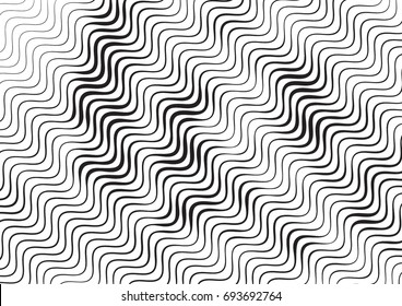 Abstract background with lines of variable thickness. Halftone effect line pattern.  Grunge modern pop art texture for poster, banner, sites, business cards, cover, postcard, design, labels, stickers