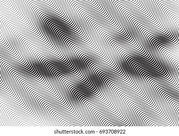 Abstract background with lines of variable thickness. Halftone effect line pattern.  Grunge modern pop art texture for poster, banner, sites, business cards, cover, postcard, design, labels, stickers