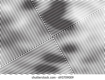 Abstract background with lines of variable thickness. Halftone effect line pattern.  Grunge modern pop art texture for poster, banner, sites, business cards, cover, postcard, design, labels, stickers