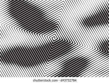 Abstract background with lines of variable thickness. Halftone effect line pattern.  Grunge modern pop art texture for poster, banner, sites, business cards, cover, postcard, design, labels, stickers