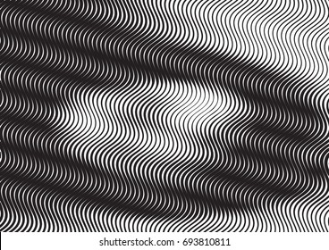 Abstract background with lines of variable thickness. Halftone effect line pattern.  Grunge modern pop art texture for poster, banner, sites, business cards, cover, postcard, design, labels, stickers