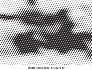 Abstract background with lines of variable thickness. Halftone effect line pattern.  Grunge modern pop art texture for poster, banner, sites, business cards, cover, postcard, design, labels, stickers