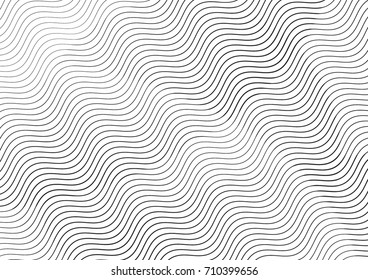 Abstract background with lines of variable thickness. Halftone effect line pattern.  Grunge modern pop art texture for poster, banner, sites, business cards, cover, postcard, design, labels, stickers