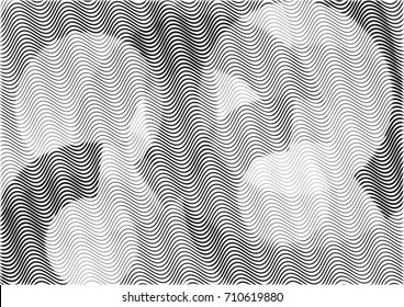 Abstract background with lines of variable thickness. Halftone effect line pattern.  Grunge modern pop art texture for poster, banner, sites, business cards, cover, postcard, design, labels, stickers