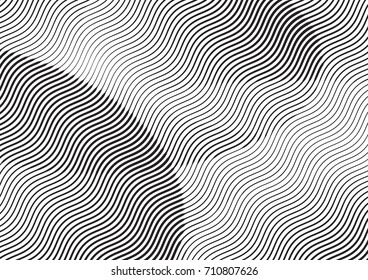 Abstract background with lines of variable thickness. Halftone effect line pattern.  Grunge modern pop art texture for poster, banner, sites, business cards, cover, postcard, design, labels, stickers