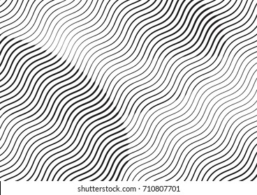 Abstract background with lines of variable thickness. Halftone effect line pattern.  Grunge modern pop art texture for poster, banner, sites, business cards, cover, postcard, design, labels, stickers