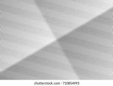 Abstract background with lines of variable thickness. Halftone effect line pattern.  Grunge modern pop art texture for poster, banner, sites, business cards, cover, postcard, design, labels, stickers