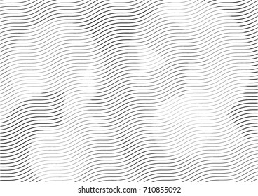 Abstract Background Lines Variable Thickness Halftone Stock Vector Royalty Free