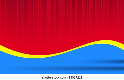 Abstract background with lines - vector