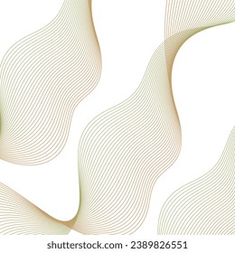 Abstract background with lines. Vector background with waves. Background for music album, poster, card, advertisement. Element for design isolated on white