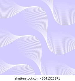 Abstract background with lines and waves. Banner. Element for design isolated. Vector background for brochure, booklet, flyer, poster. Purple and white gradient