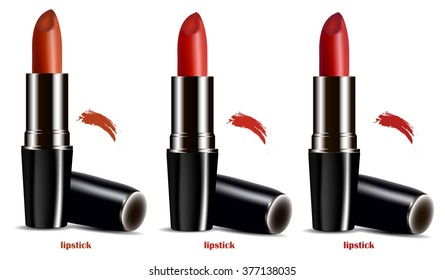 Abstract background with lipstick