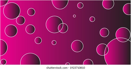 Abstract Background With Liquid Circle. Purple Color. Design For Presentation, Work, Banner, other