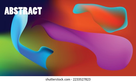 the abstract background liquid color