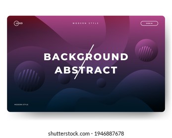 Abstract background Liquid color dark purple minimal design. Fluid vector gradient design for web development, banner