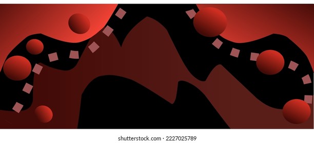 Abstract background with liquid color. Geometric background texture design, banner template with gradient color. Vector illustration background.