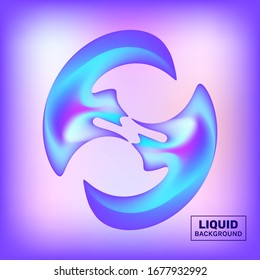 ABSTRACT BACKGROUND WITH LIQUID COLOR. GRADIENT BACKGROUND  MODERN COLORFUL STYLE VECTOR
